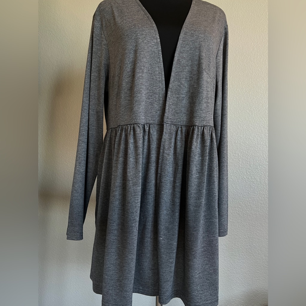 Nwot Knit Babydoll Open Cardigan